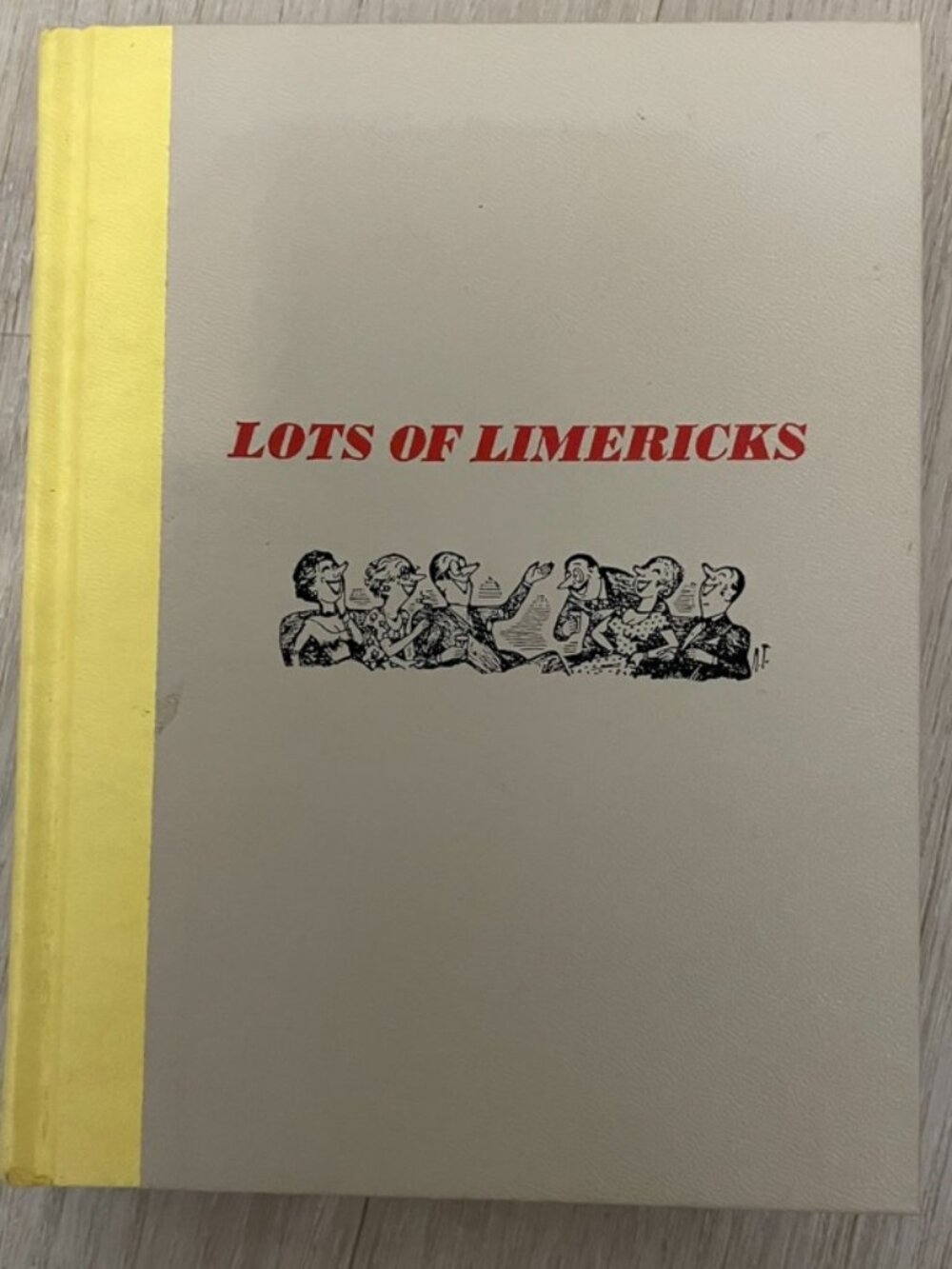 Lots of Limericks Louis Untermeyer 1961 Doubleday Vintage Hardcover